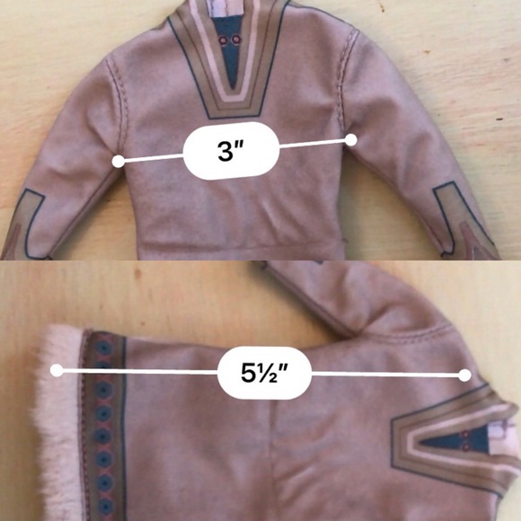 Male Doll Clothes 3pcs Ryder Sámi Gákti Frozen II - Picture 6 of 6